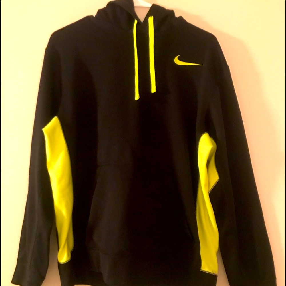 Nike Men’s Medium lime & black hoodie